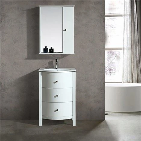 Vanità da bagno minimalista in ceramica americana