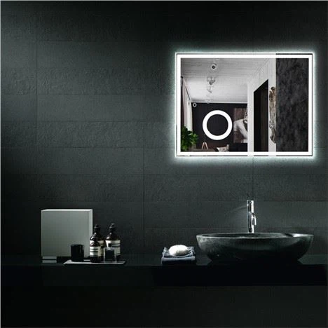 Specchio da bagno a LED senza cornice di nuovo stile di moda