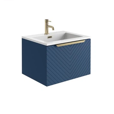 Mobile lavabo sospeso blu